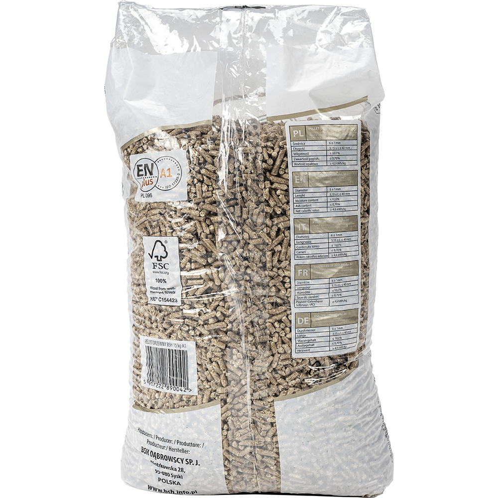 BSH Pellet A1 premium worek 15kg